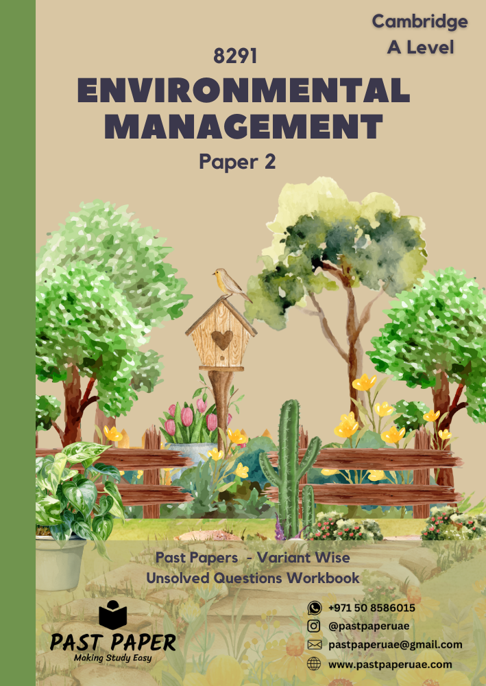 8291 – Environmental Management – Paper 2 - Variant Wise