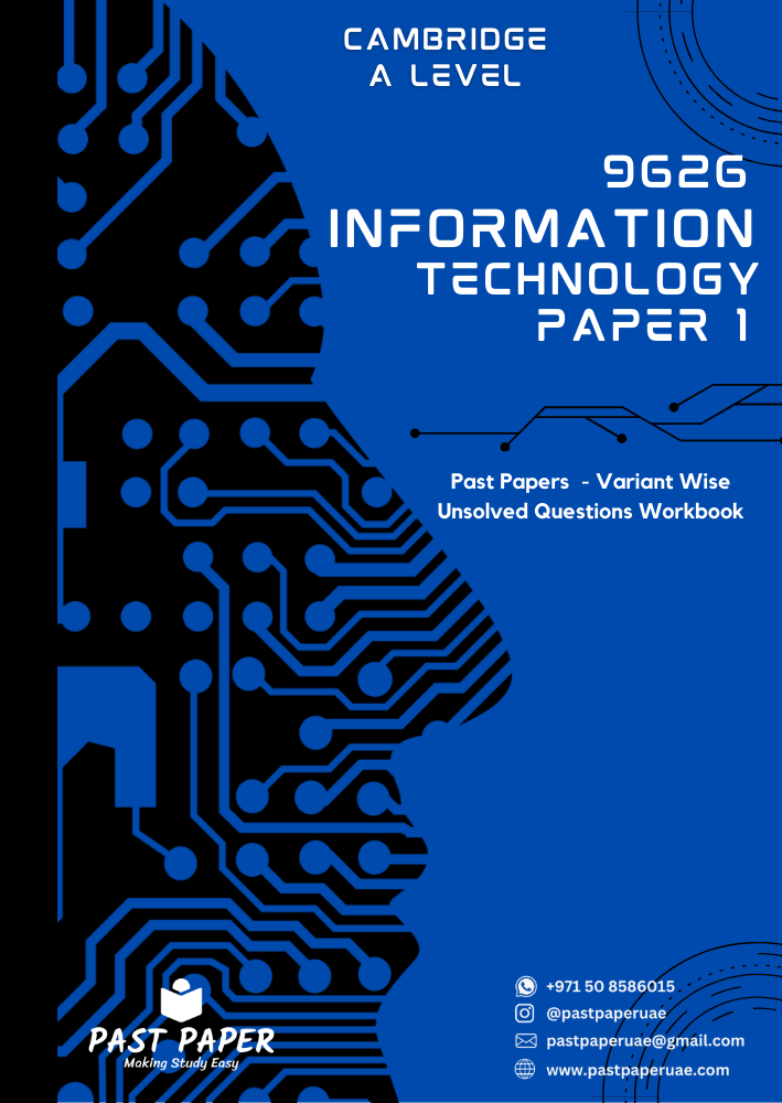 9626 – Information Technology – Paper 1 - Variant Wise