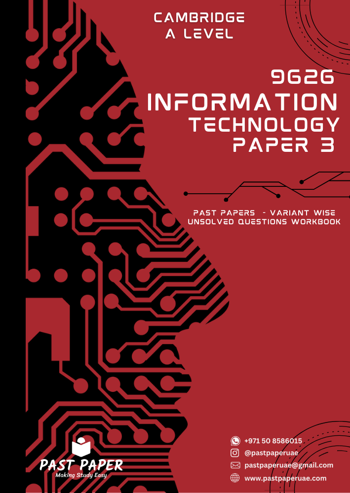 9626 – Information Technology – Paper 3 - Variant Wise