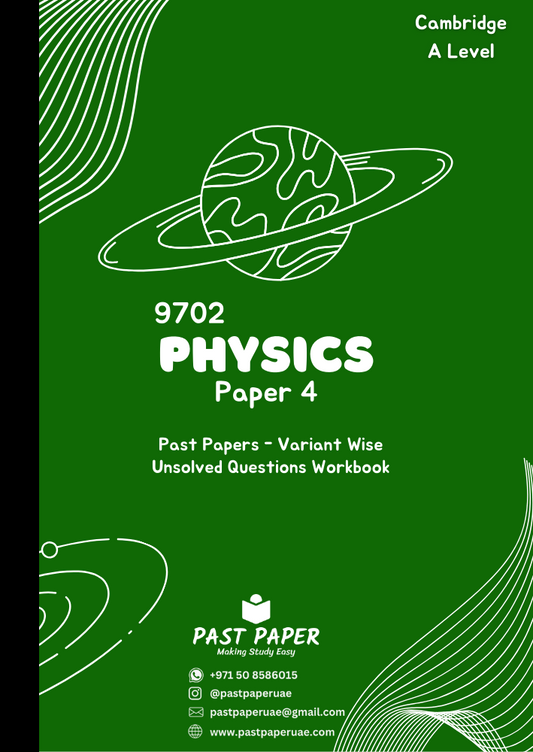 9702 – Physics – Paper 4 - Variant Wise