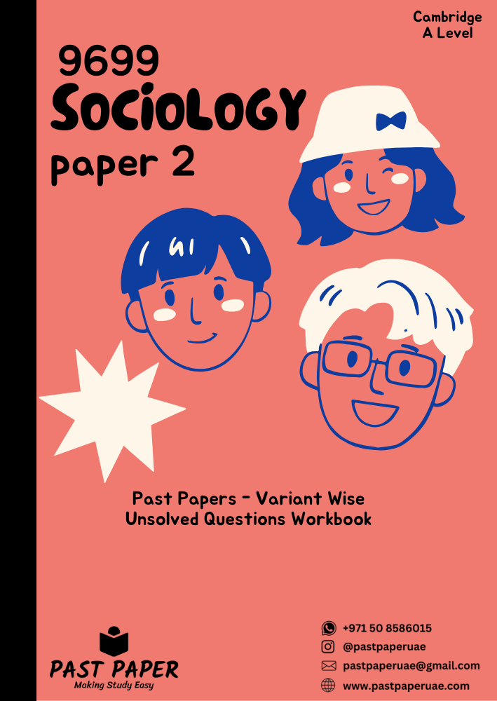 9699 – Sociology – Paper 2 - Variant Wise