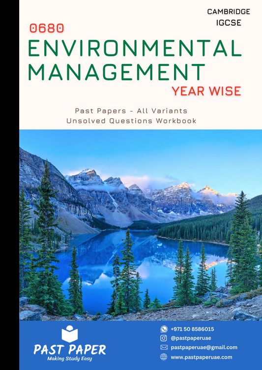 0680 – Environmental Management – Year Wise