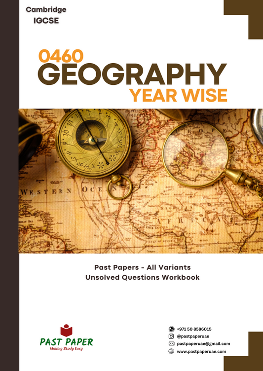 0460 – Geography – Year Wise