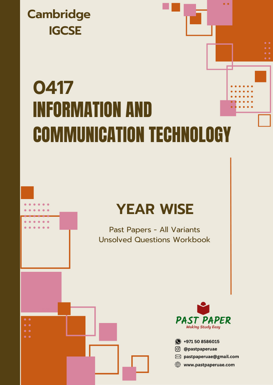0417 – Information and Communication Technology – Year Wise