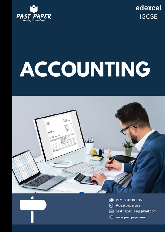 Edexcel – IGCSE – Accounting