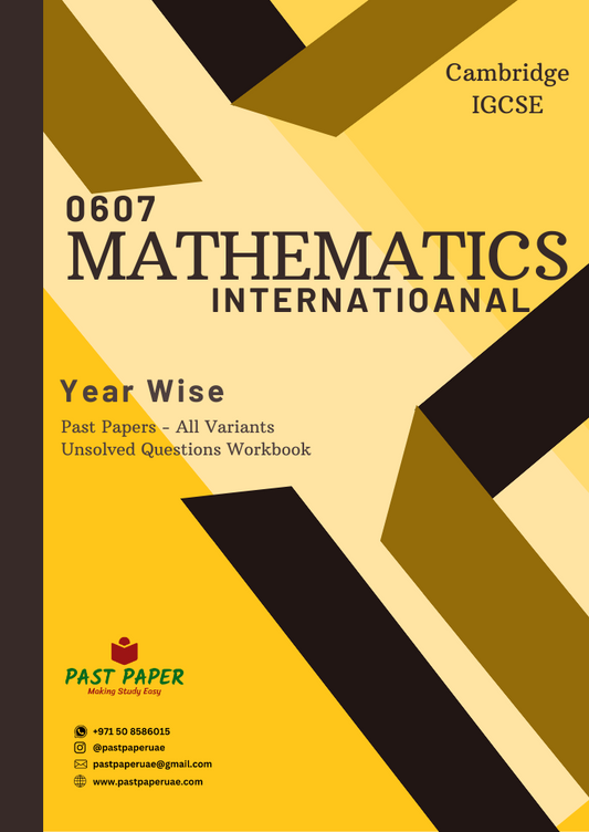 0607 – Mathematics International – Year Wise