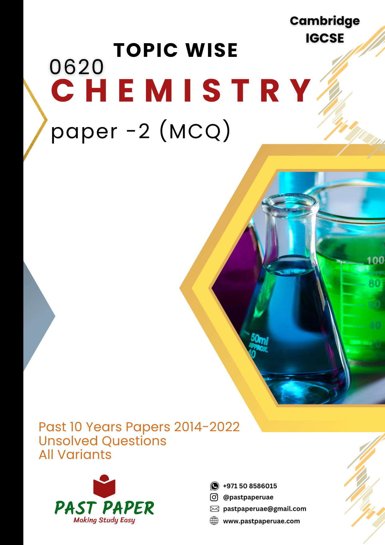 0620 - Chemistry - Paper 2 (MCQ) - Topic Wise