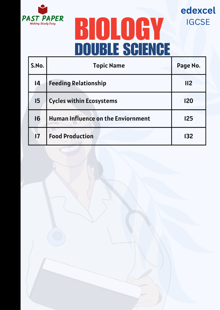 Biology Double Science Topic Wise Questions Answer