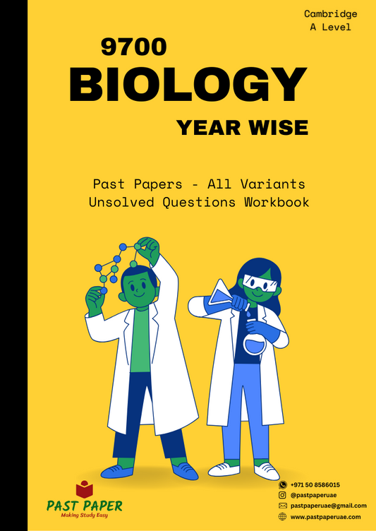 9700 – Biology – Year Wise