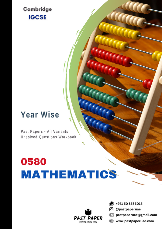 0580 – Mathematics – Year Wise