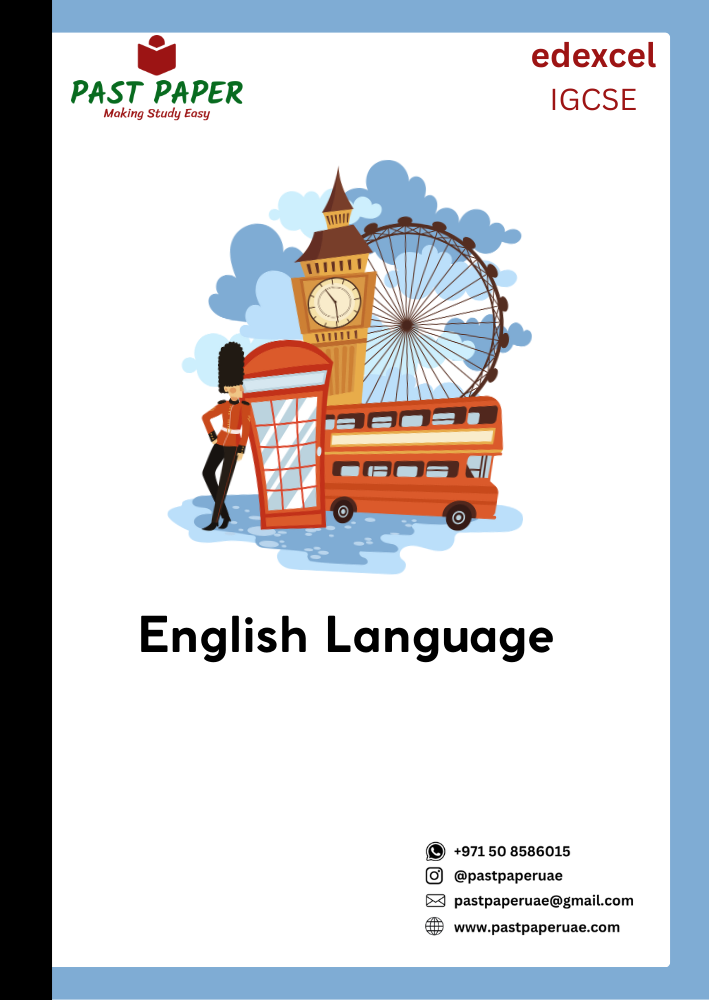 Edexcel – IGCSE – English Language