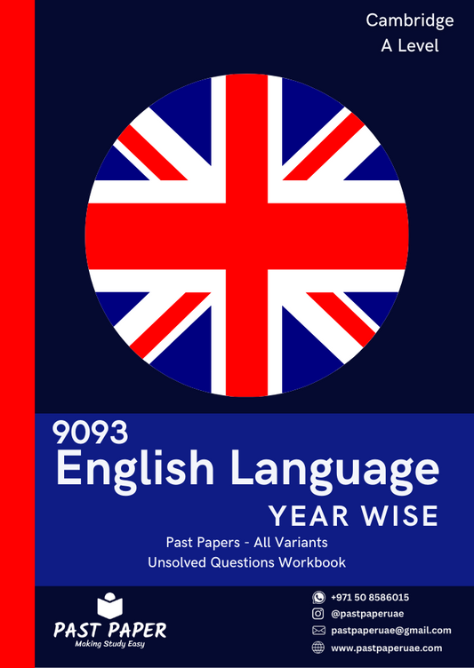 9093 – English – Year Wise