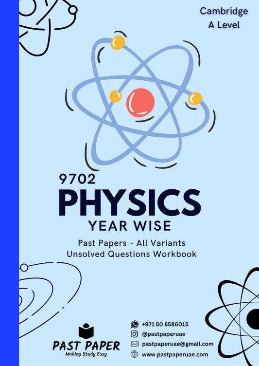 9702 – Physics – Year Wise