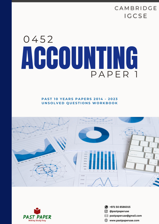 0452 – Accounting – Paper 1 - Variant Wise