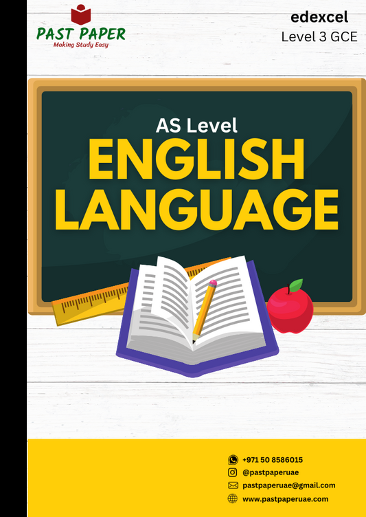 Edexcel – Level 3 GCE – English Language