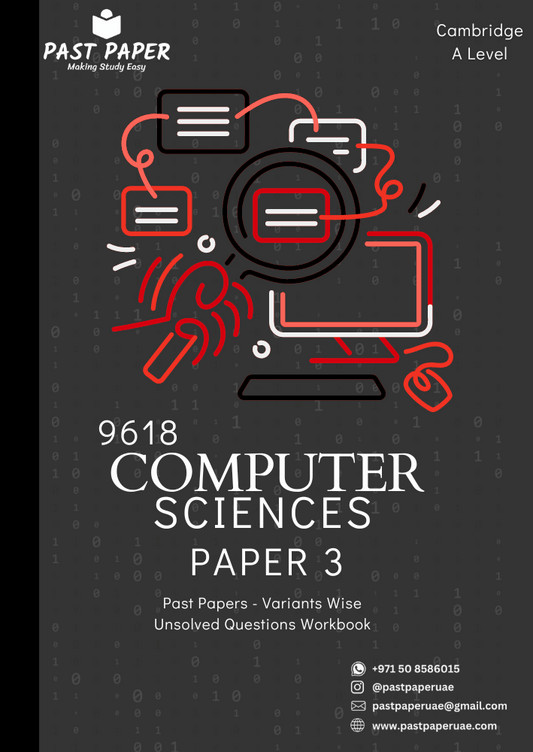 9618 – Computer Sciences – Paper 3 - Variant Wise