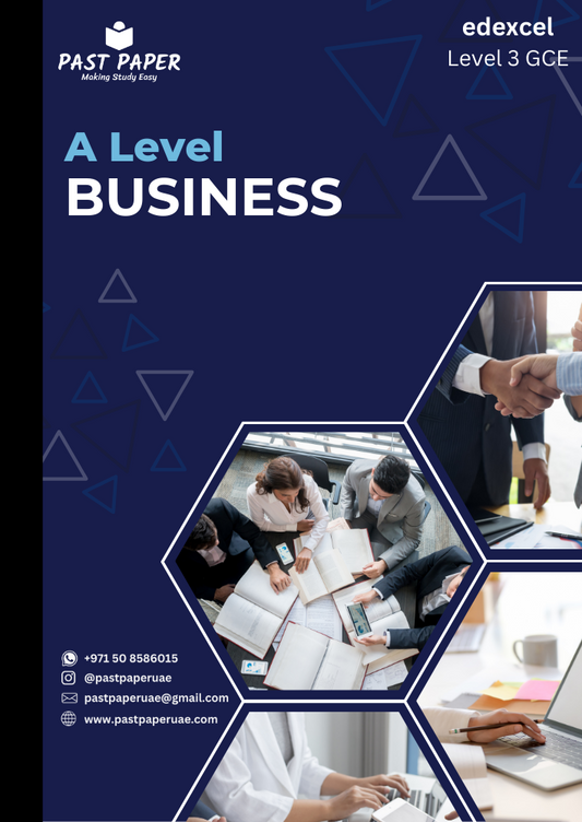 Edexcel – Level 3 GCE – Business
