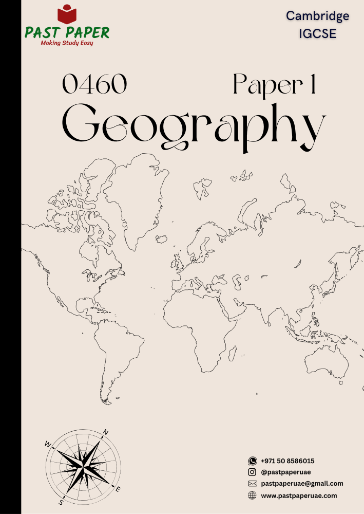 0460 – Geography – Paper 1 - Variant Wise