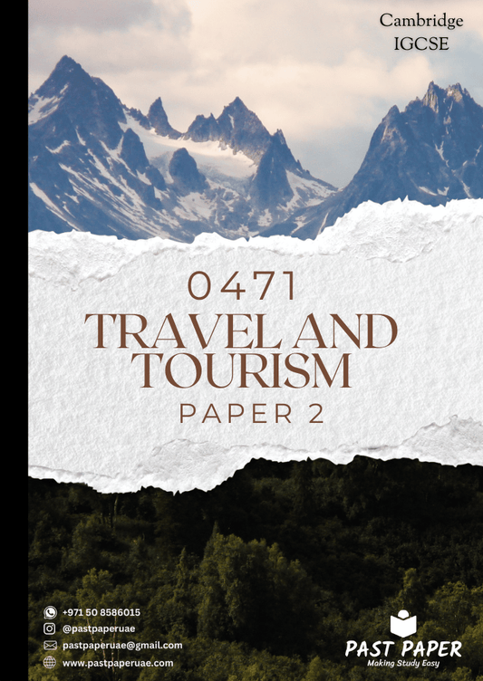 0471 – Travel and Tourism – Paper 2 - Variant Wise