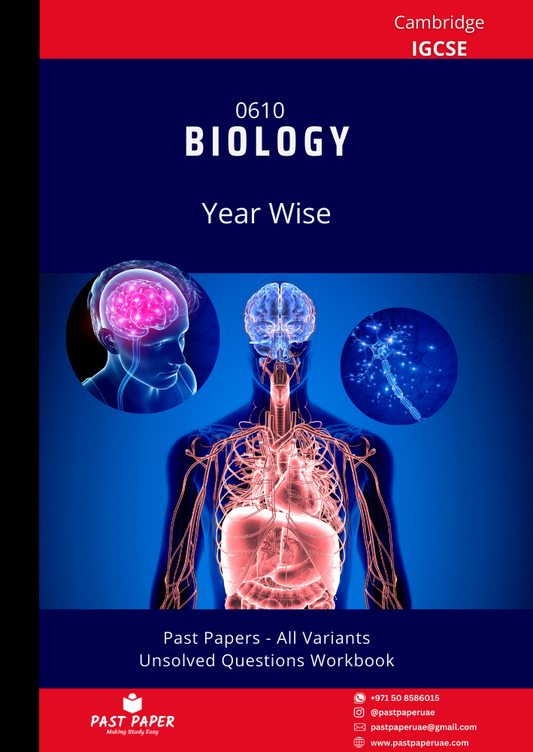 0610 – Biology – Year Wise