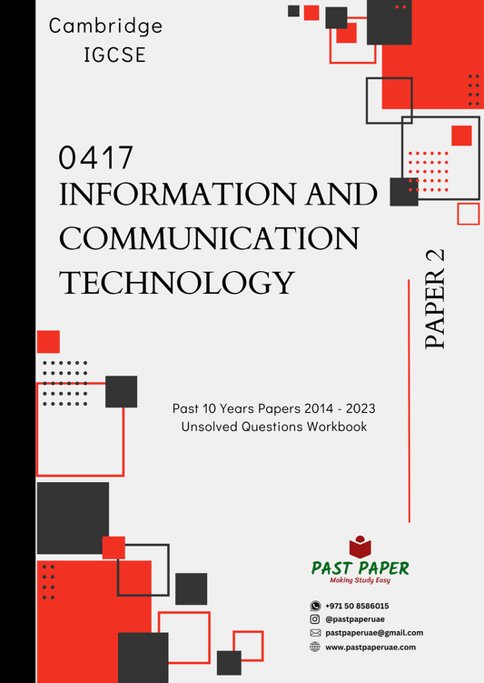 0417 – Information and Communication Technology – Paper 2 - Variant Wise
