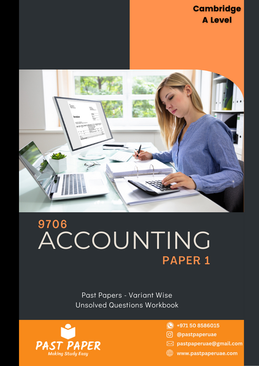 9706 – Accounting – Paper 1 - Variant Wise