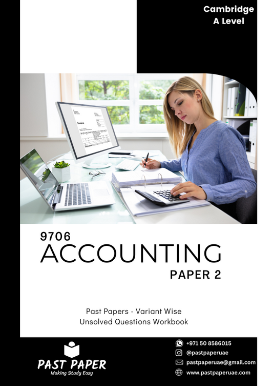 9706 – Accounting – Paper 2 - Variant Wise