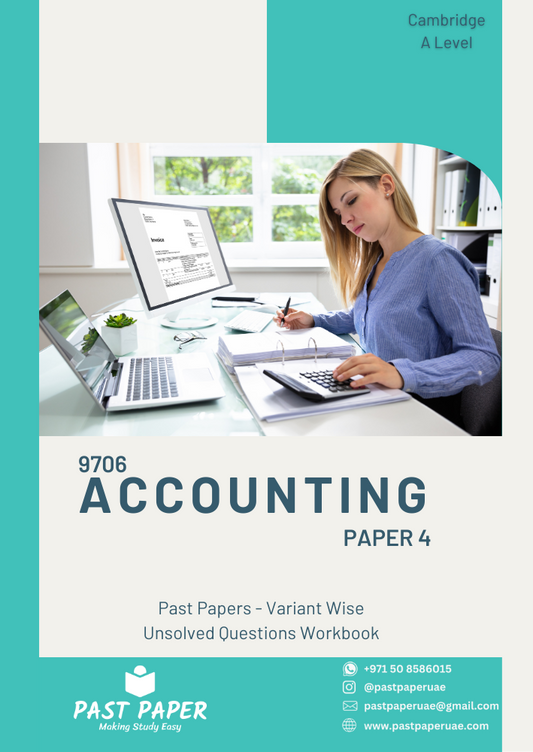 9706 – Accounting – Paper 4 - Variant Wise