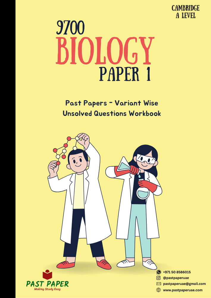 9700 – Biology – Paper 1 - Variant Wise