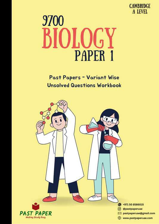 9700 – Biology – Paper 1 - Variant Wise