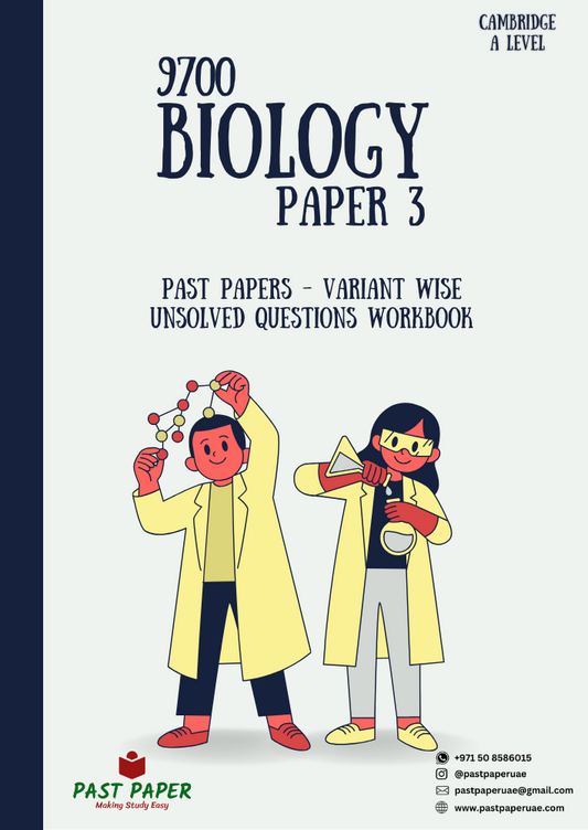 9700 – Biology – Paper 3 - Variant Wise