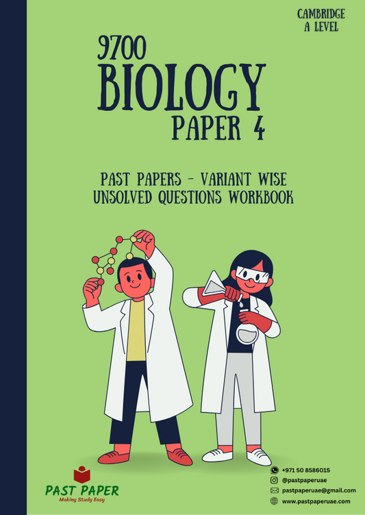 9700 – Biology – Paper 4 - Variant Wise