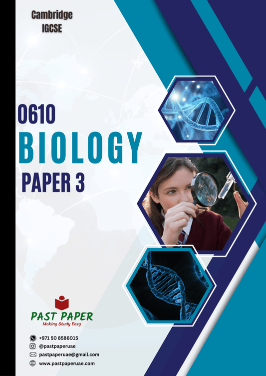 0610 – Biology - Paper 3 Core - Variant Wise