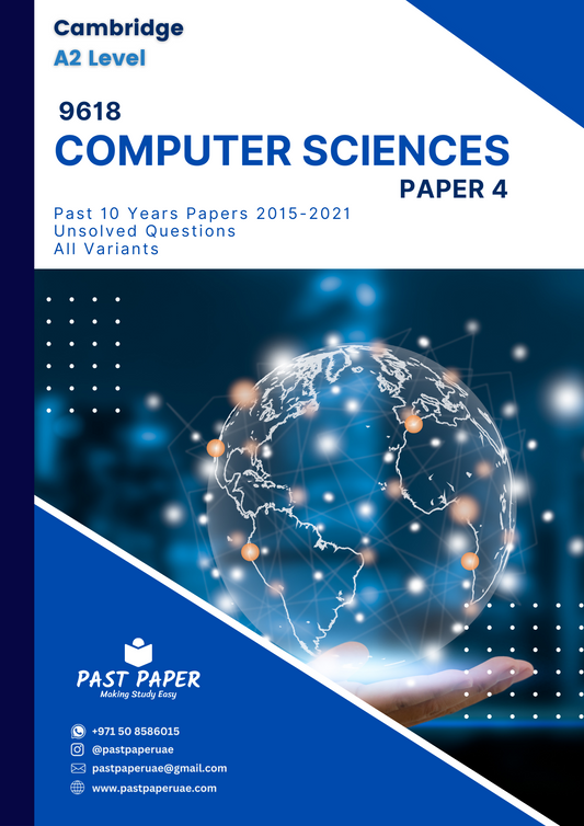 9618 – Computer Sciences - Paper 4 - Topic Wise