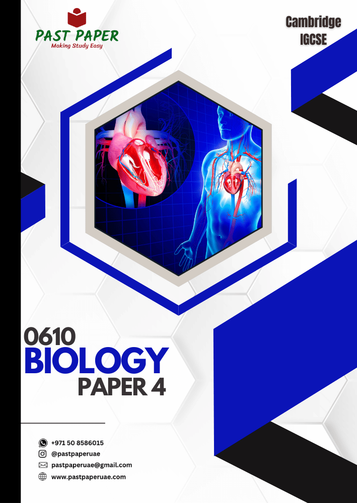 0610 – Biology - Paper 4 Extended - Variant Wise