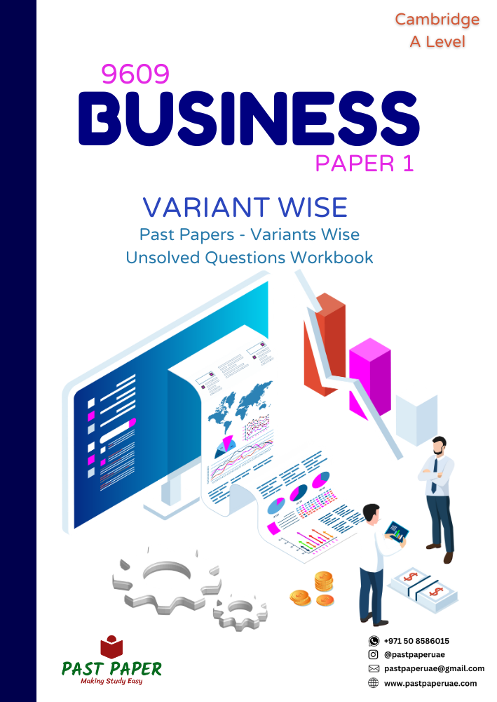 9609 – Business – Paper 1 - Variant Wise