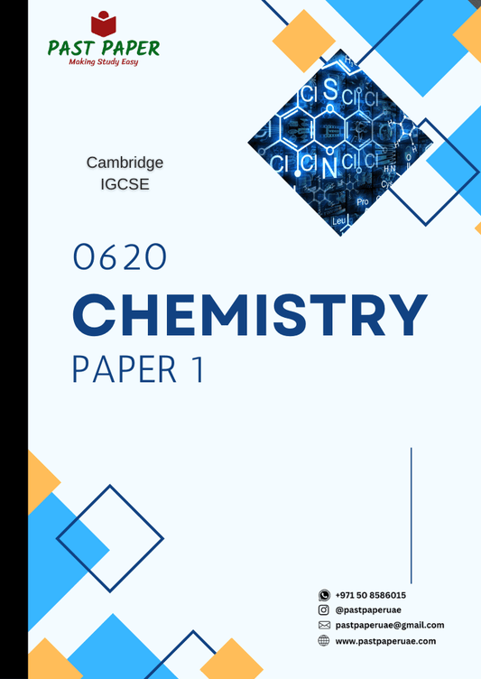 0620 – Chemistry - Paper 1 Core - Variant Wise