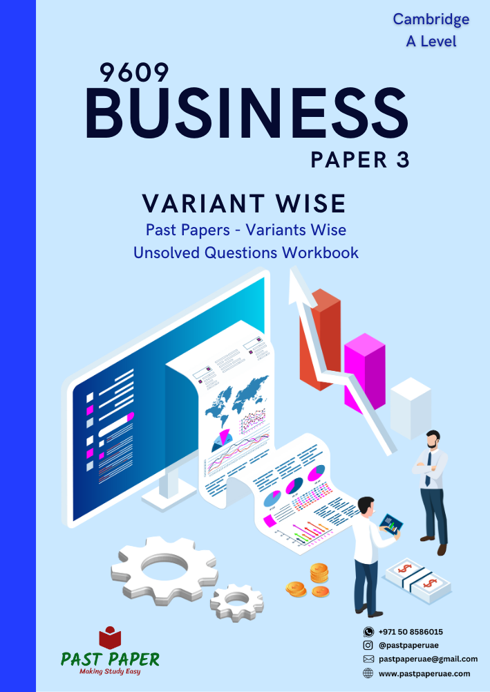 9609 – Business – Paper 3 - Variant Wise