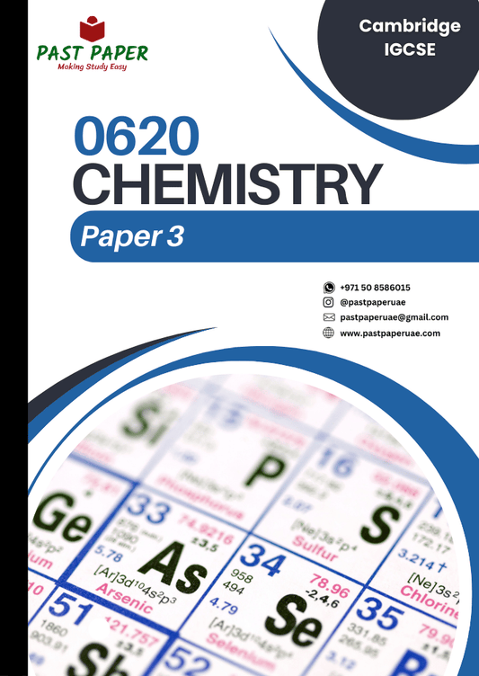 0620 – Chemistry - Paper 3 Core - Variant Wise