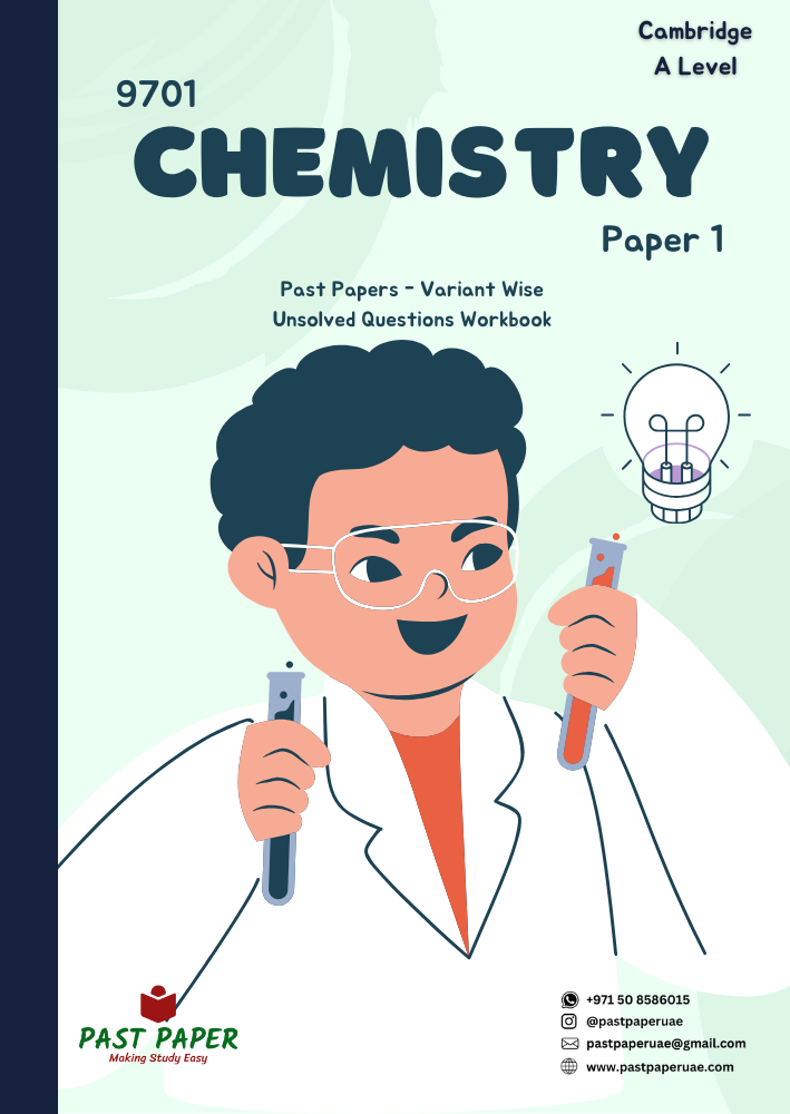 9701 – Chemistry – Paper 1 - Variant Wise