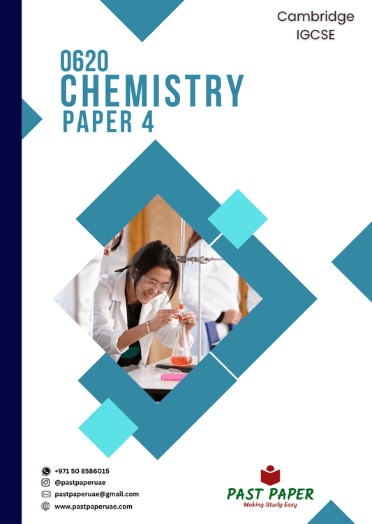 0620 – Chemistry - Paper 4 Extended - Variant Wise