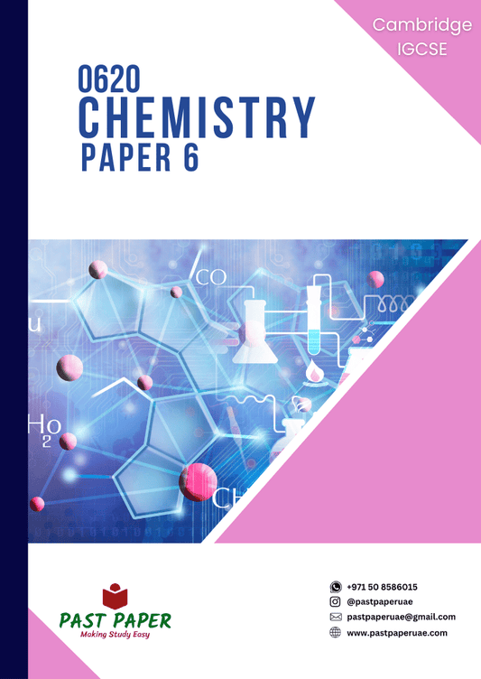 0620 – Chemistry - Paper 6 - Variant Wise