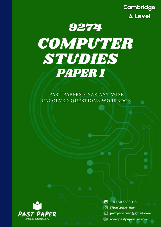 9274 – Computer Studies – Paper 1 - Variant Wise