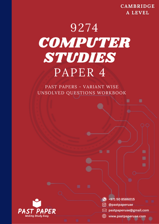 9274 – Computer Studies – Paper 4 - Variant Wise