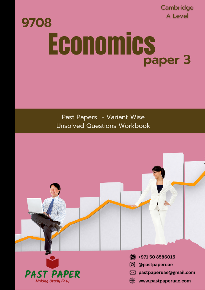 9708 – Economics – Paper 3 - Variant Wise