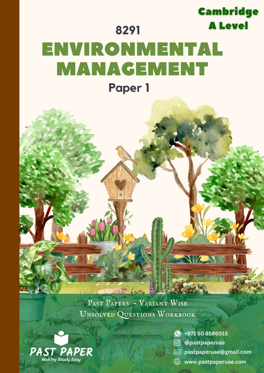 8291 – Environmental Management – Paper 1 - Variant Wise